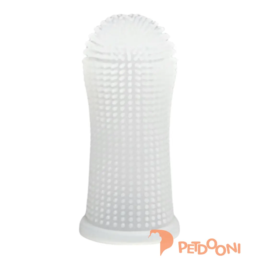 مسواک انگشتی سگ و گربه سیلیکونی محافظ‌دار ام پتس