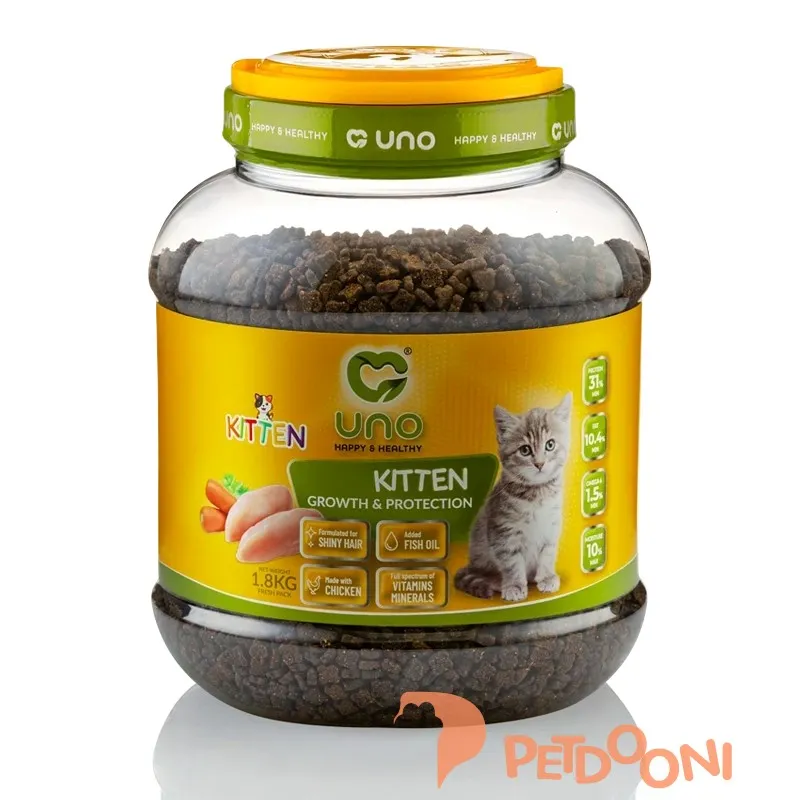غذای خشک سوپر پریمیوم بچه گربه اونو بسته ۲ کیلوگرم