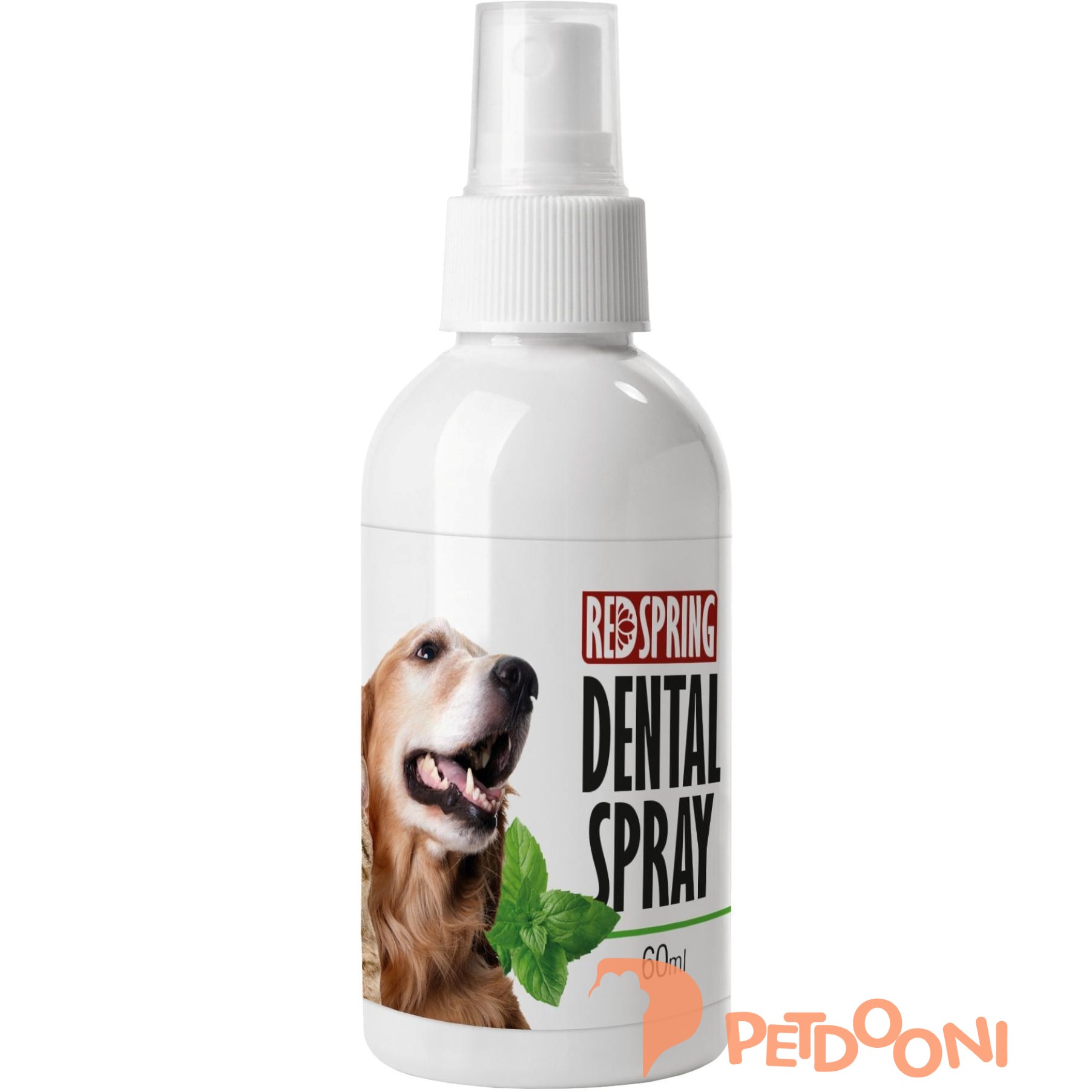 اسپری دنتال نانو نقره سگ و گربه رداسپرینگ با عصاره نعنا حجم 60 میلی لیتر