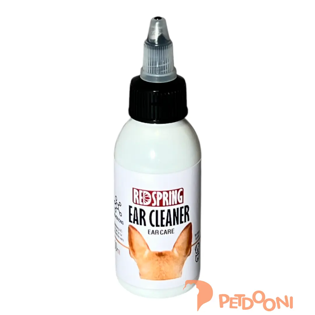 محلول شست و شو گوش نانو نقره سگ و گربه رداسپرینگ حجم 60 میلی لیتر